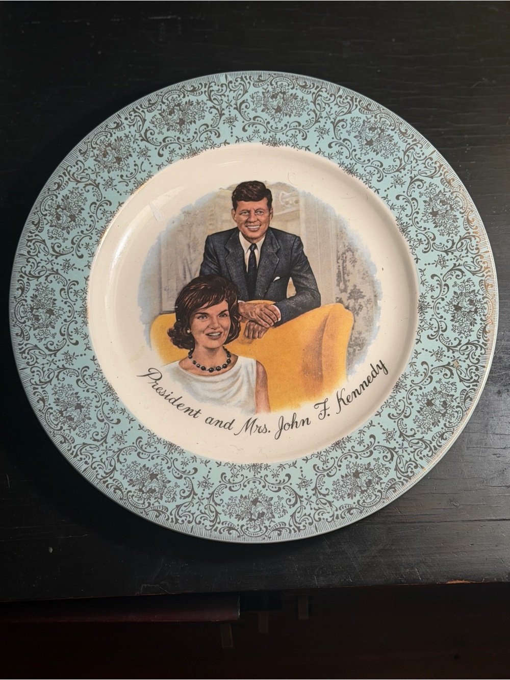 JFK Mr President Jackie O Commerative POTUS
Decorative Dinner Plate